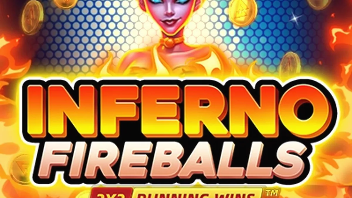 Tampilan layar permainan slot Inferno Fireballs di perangkat seluler